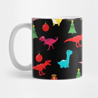 Dinosaur Christmas Face Mask, Christmas Mask For Kids. Mug